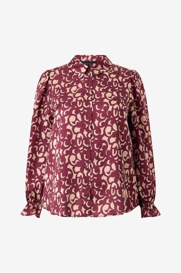 NO. 1 BY OX Skjorte LS Puff And Flair Cuffs Beige NO. 1 BY OX Skjorte LS Puff And Flair Cuffs Beige