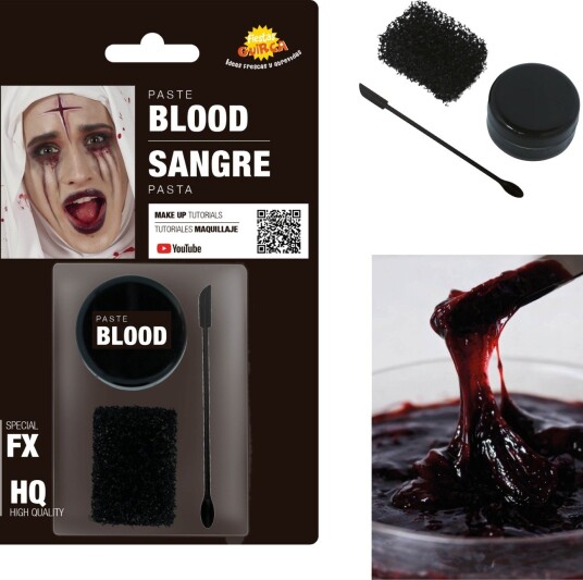 Blodpasta / Blood Paste med Svamp & Spatel (3,5 g)