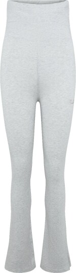 New Balance Small Logo Roll Down Flare Legging - ASH HEATHER - 134