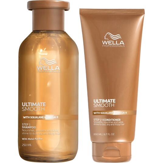 Wella Professionals Ultimate Smooth Shampoo 250 ml & Conditioner 200 Wella Professionals Ultimate Smooth Shampoo 250 ml & Conditioner 200