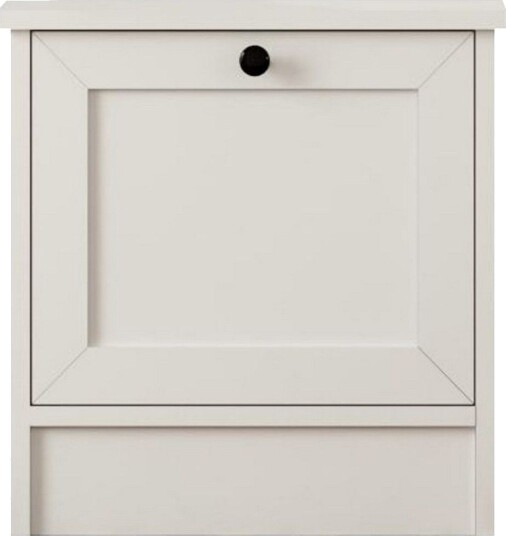 Ovril Nattbord 45 cm - Matt Hvit