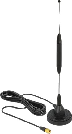 Delock 12423 GSM antenne 3.5 dBi svart Delock 12423 GSM antenne 3.5 dBi svart