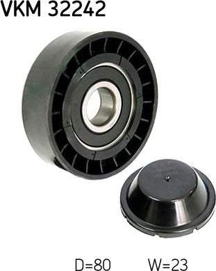 Løpehjul, vifterem SKF VKM 32242