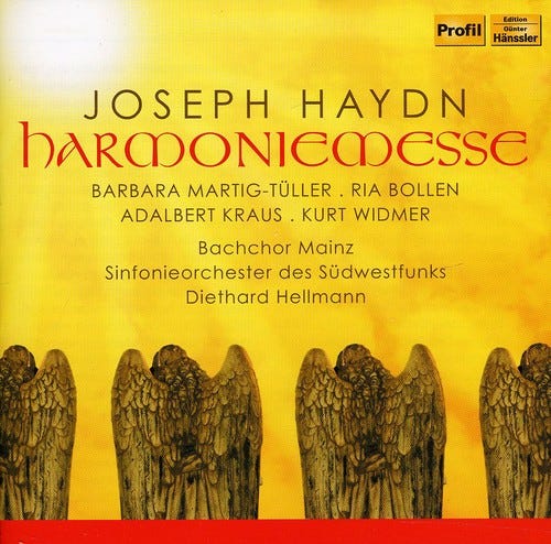 Diethard Hellmann Adalbert Kraus Bachchor Mainz Barbara MartigTuller Kurt Widmer Ria Bollen  Harmoniemesse  CD