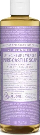 Dr Bronner lavendel såpe 475 ml