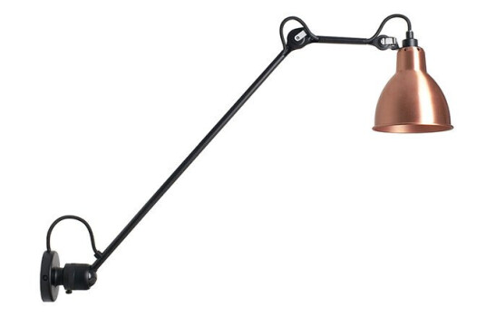 Lampe Gras 304L60 Vegglampe Svart/Kobber Lampe Gras 304L60 Vegglampe Svart/Kobber