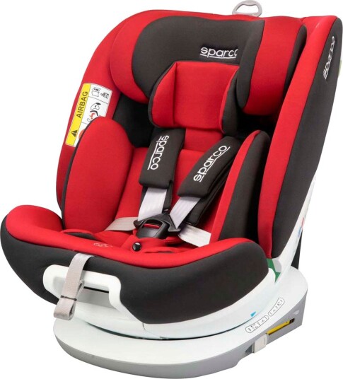 Sparco SK3000I_RD Barnesete Med Isofix (40-150 cm) 0-1 År - Rød