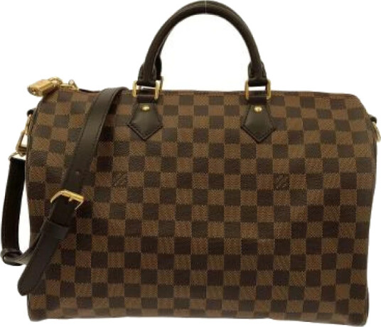 Louis Vuitton Vintage, Dame, Pre-owned, Brun, ONE SIZE, Louis Vuitton Vintage, Dame, Pre-owned, Brun, ONE SIZE,
