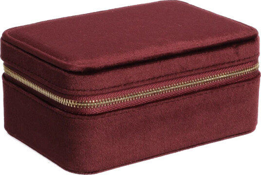 DARK Velvet Jewellery Box Maroon DARK Velvet Jewellery Box Maroon
