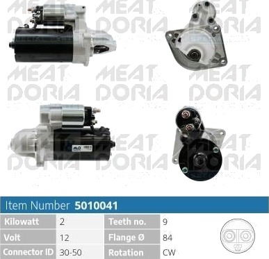 Starter MEAT & DORIA 5010041
