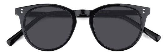 solbriller Lychee fra eo Selection Svart Acetate rund Large solbriller Lychee fra eo Selection Svart Acetate rund Large