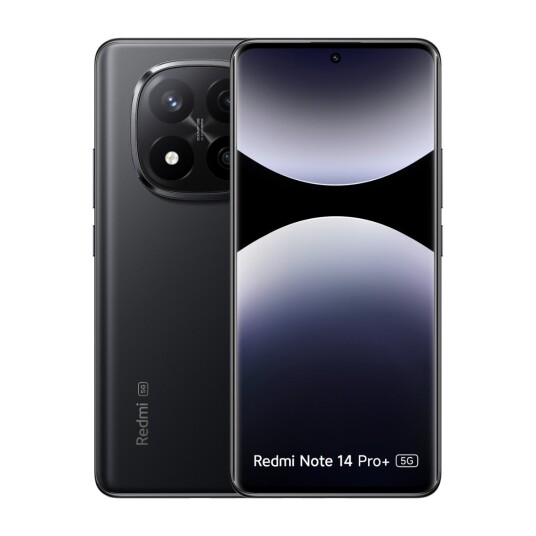 Xiaomi Redmi Note 14 Pro+ 5G 12GB RAM 512GB AMOLED Smartphone - Midnatts Sort