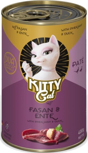 Kitty Cat Våtfôr Adult Pate Fasan & And 24 X 400 G