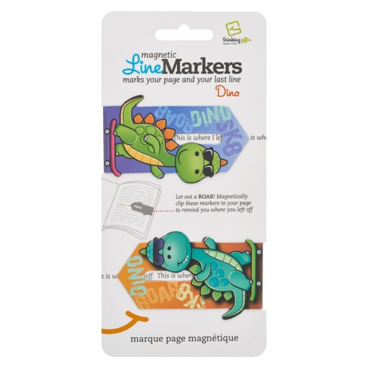 Bokmerke Linemarkers Dinosaur