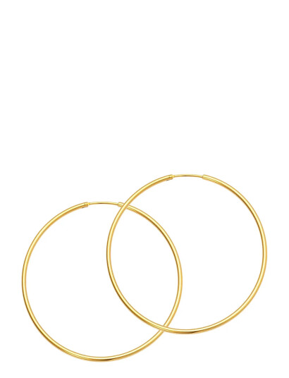 SISTIE Hoop Basic   Creoles Gold Plated |Guld |One Size