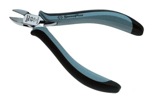 C.K Tools Sensoplus, Side-Cutting Pliers, Stål, Svart/Blått, 11,5 Cm C.K Tools Sensoplus, Side-Cutting Pliers, Stål, Svart/Blått, 11,5 Cm