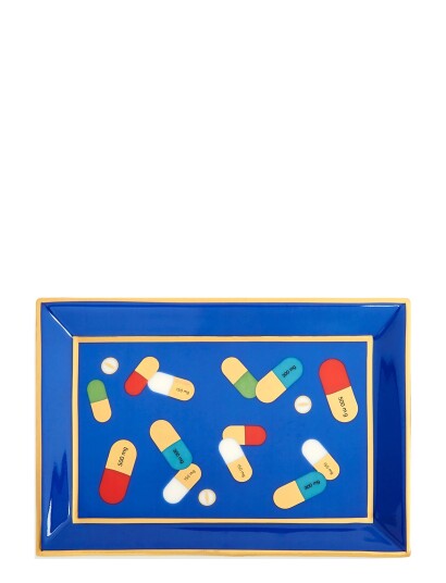 Jonathan Adler Full Dose Rectangle Tray   Blue   