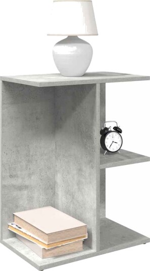  Nattbord betonggrå 46,5x29x61 cm konstruert tre 8721158575357