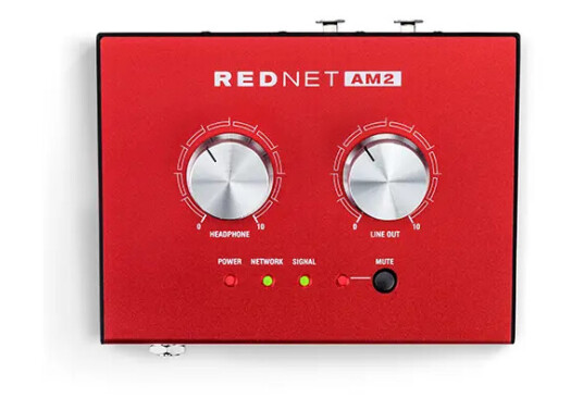 Focusrite Rednet Am2 - Stereo Hodetlf Og Linje Ut, Poe Focusrite Rednet Am2 - Stereo Hodetlf Og Linje Ut, Poe