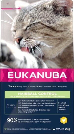 Eukanuba Hairball Control Adult 3 X 2 kg Eukanuba Hairball Control Adult 3 X 2 kg