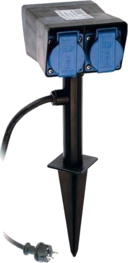 As Schwabe Hagearmatur/Lykt Med Stikkontakt Nedslås Med Kabel 2 M As Schwabe Hagearmatur/Lykt Med Stikkontakt Nedslås Med Kabel 2 M