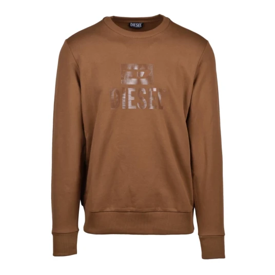Diesel, Herre, Gensere & Hettegensere, Brun, XL,