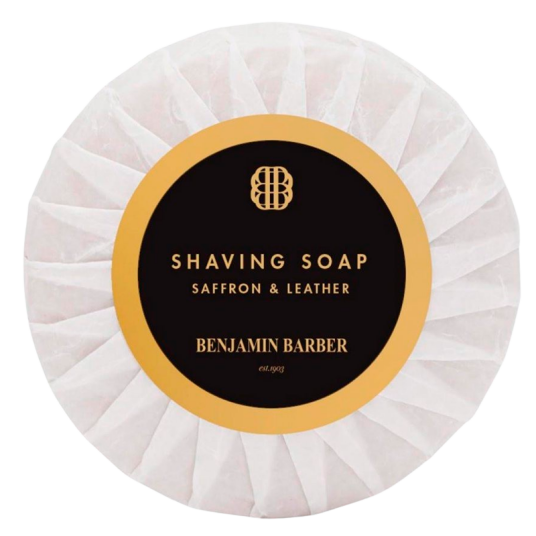 Benjamin Barber Shaving Soap Saffron & Leather 100 g Benjamin Barber Shaving Soap Saffron & Leather 100 g