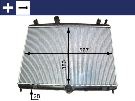 Radiator MAHLE ORIGINAL CR 2113 000S Radiator MAHLE ORIGINAL CR 2113 000S