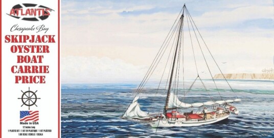 Atlantis 1/60 Chesapeake Bay Skipjack Oyster Boat Carrie Price Atlantis 1/60 Chesapeake Bay Skipjack Oyster Boat Carrie Price