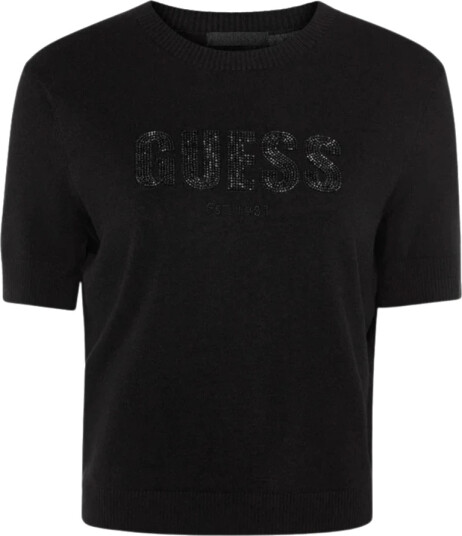 Guess Dame Topper Svart XS,