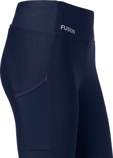 FUSION Gym High Waist Treningstights Dame Navy XS