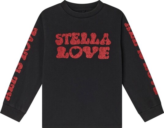 Stella McCartney Kids Genser   Svart m. Rød   Stella McCartney Kids   10 år 140   Genser