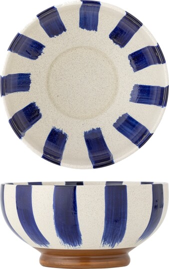 Bloomingville Shakti Bowl Blue Ø 26 CM Bloomingville Shakti Bowl Blue Ø 26 CM