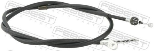 Tautrekk, håndbremse FEBEST 0299-BCC11XRH Tautrekk, håndbremse FEBEST 0299-BCC11XRH