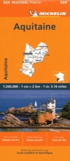 Aquitaine - Michelin Regional Map 524 Aquitaine - Michelin Regional Map 524