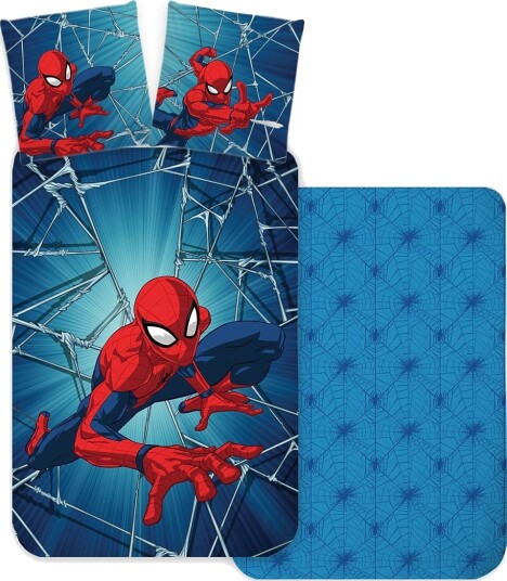 BrandMac Bed Linen Spiderman 1928 - Blue - 140X200CM;60X63CM