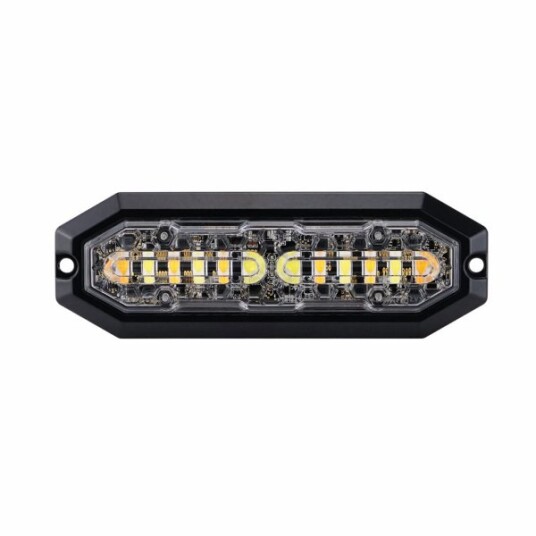 Varsellys Strands Lighthead   Oransje + Blå / 12/24V / 15,6W / 132 mm