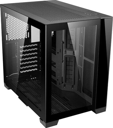 Lian Li O11 Dynamic Mini Midi Tower Kabinett - Svart - Aluminium og Herdet Glass