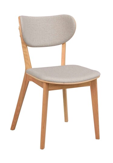 Rowico Home Kato spisestuestol Grå beige/eik Grå