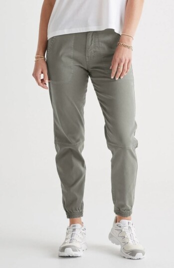 DU/ER Live Free High Rise Jogger Dame Thyme 25 28