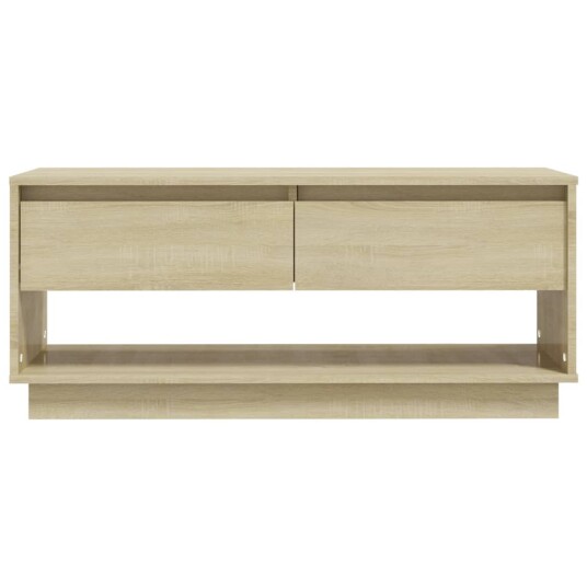 vidaXL TV-benk sonoma eik 102x41x44 cm sponplate