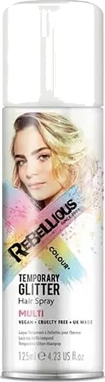 Rebellious Glitter Spray 125ml Multi