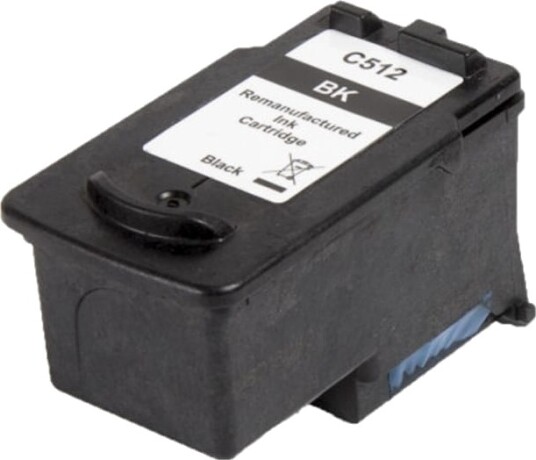 PG-512 blekkpatron til Canon / renovert svart patron 16 ml / erstatter 2969B001