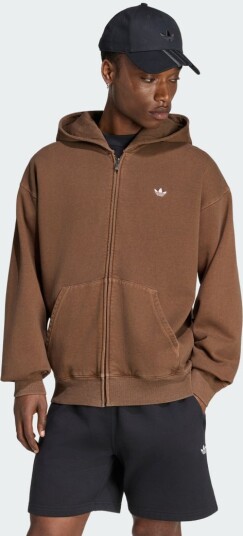 Adidas Originals Ess Loose Fz Hd Brown XS