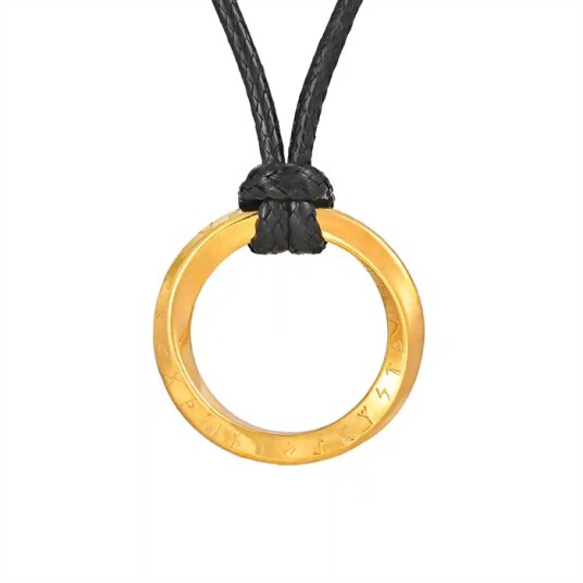 Aurum Circle halssmykke til menn Aurum Circle halssmykke til menn