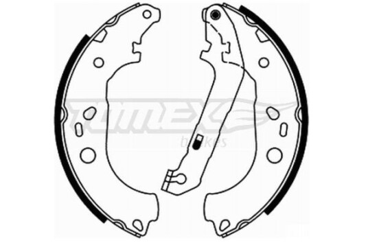 Bremsesko sett TOMEX Brakes TX 21 95