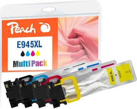 Peach 320964 Høyt (Xl) Utbytte Sort Cyan Fiolblå Gult 78 Ml 51 Ml 4 Stykker Multipakke