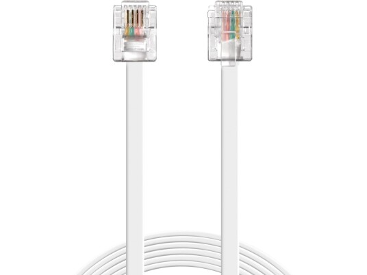 Sandberg RJ11 Telefonlinjekabel 1.8 m Hvit