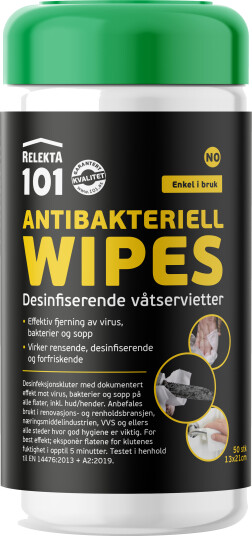 VÅTSERVIETTER 101 ANTIBAKTERIELL VÅTSERVIETTER 101 ANTIBAKTERIELL