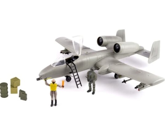 World Peacekeepers 1:18 A-10A Thunderbolt II kampfly m/2 actionfigurer World Peacekeepers 1:18 A-10A Thunderbolt II kampfly m/2 actionfigurer